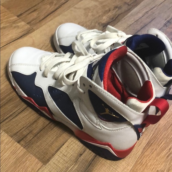 Air Jordan 7 Retro Tinker Alternate Olympic - Picture 4 of 5